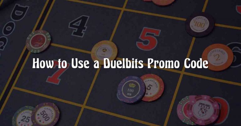 How to Use a Duelbits Promo Code