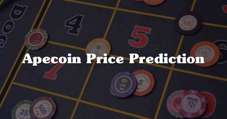 Apecoin Price Prediction