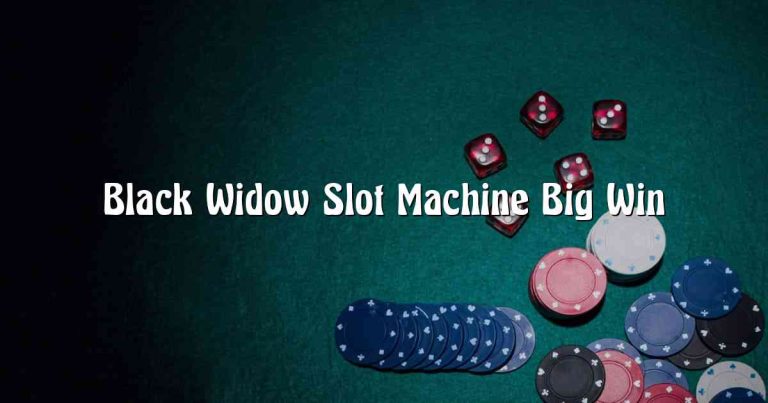 Black Widow Slot Machine Big Win