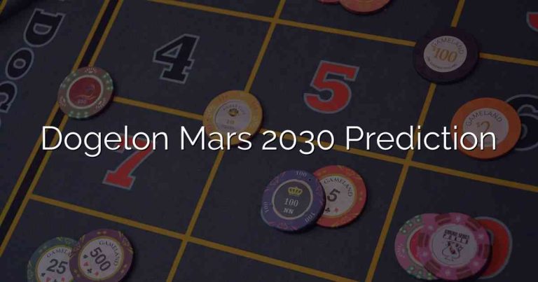 Dogelon Mars 2030 Prediction