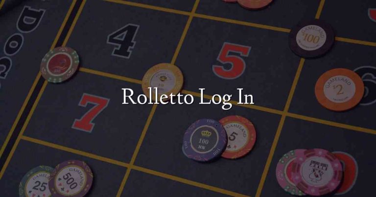 Rolletto Log In